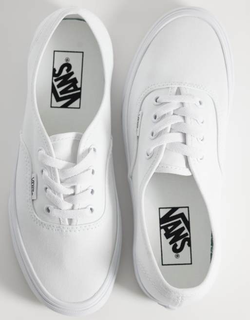 Vans Authentic trainers in triple white, 3 of 5