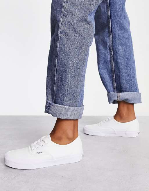 Vans triple white store authentic