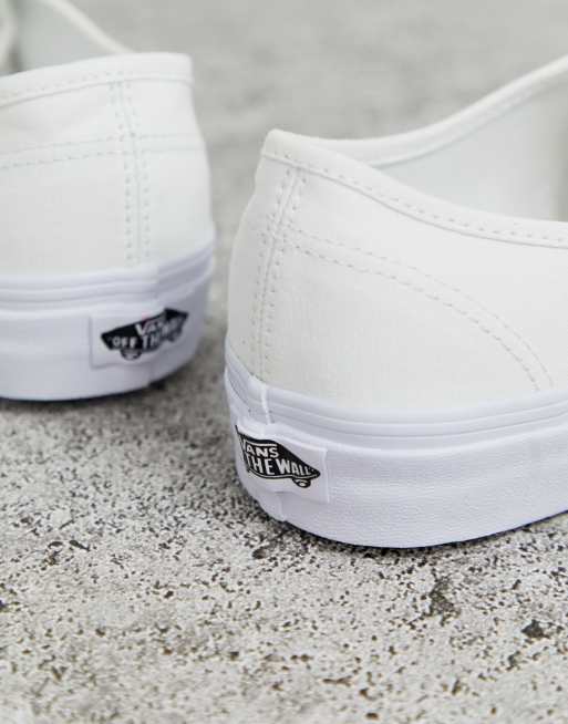 White best sale vans authentic