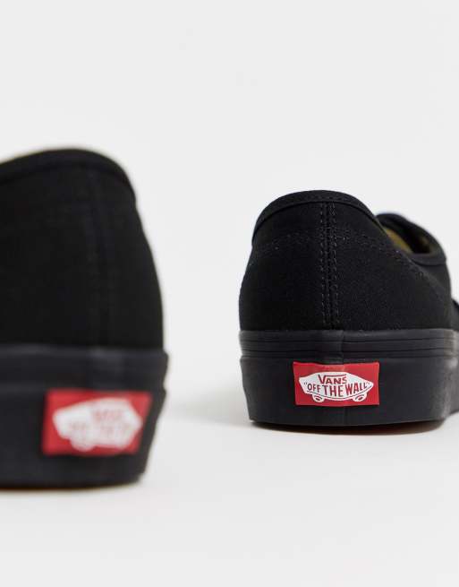 Vans Authentic – Tygskor i tre svarta nyanser, 3 av 4