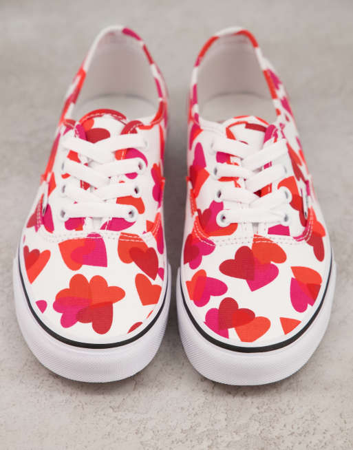 Vans shoes cheap with hearts