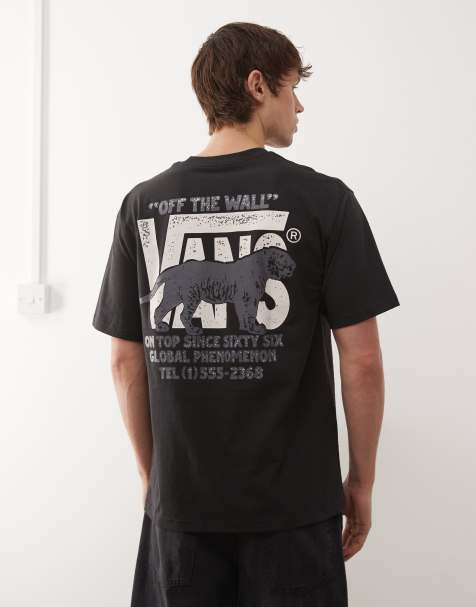 Vans – Awaken – T-Shirt in Schwarz mit Tiger-Print - view 1