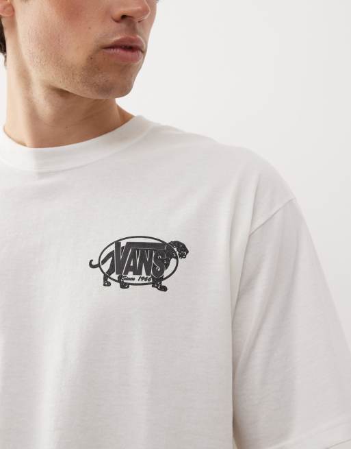 Vans - Awaken - T-shirt met tijgerprint in wit, 5 van 5