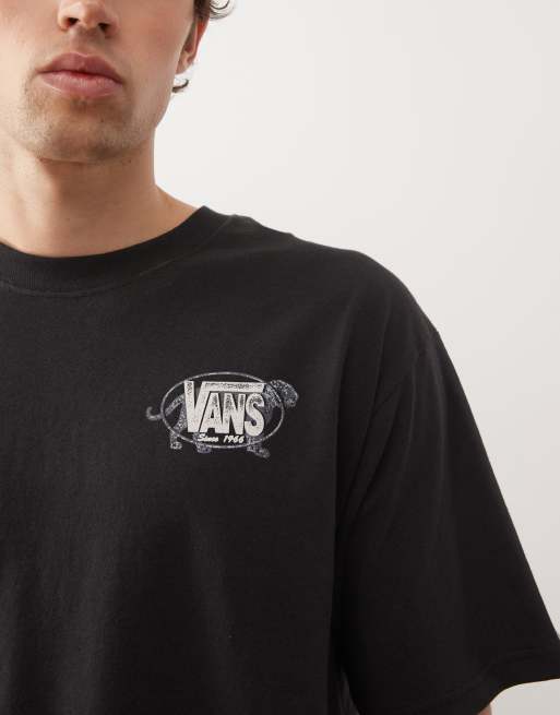 Vans - Awaken - T-shirt met tijgerprint in zwart, 5 van 5