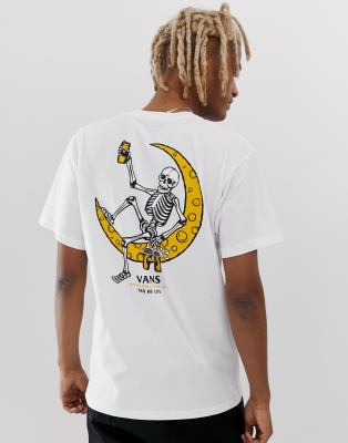 vans t shirt with back print