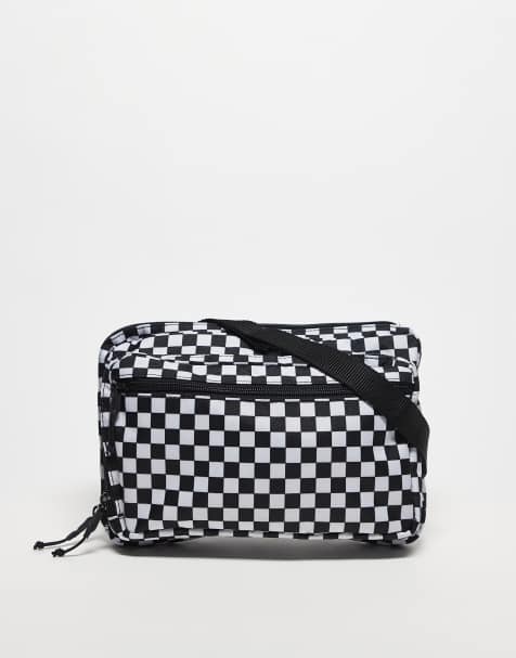 Vans - Bail - Borsa a tracolla convertibile nera e bianca - view 1
