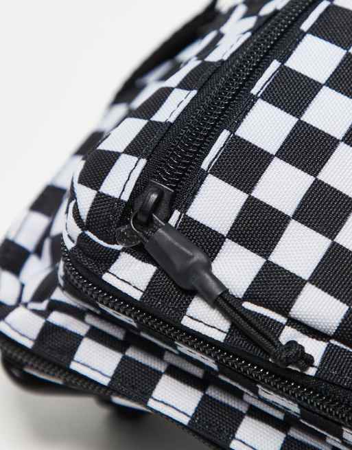 Vans Bail convertible cross body bag in black/white