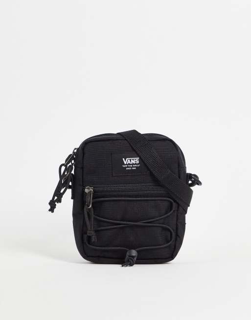 Vans bail flight shoulder bag in black ASOS