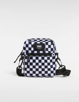 Vans - Bail - Schultertasche in Schwarz/Weiß