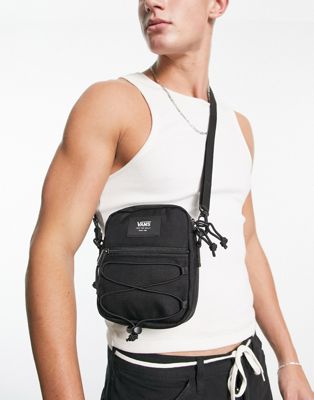 Vans bail shoulder bag in black riptop - ASOS Price Checker