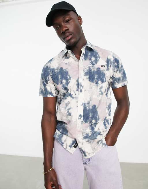 Vans Banks Chemise manches courtes et effet tie dye Bleu