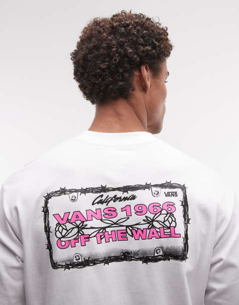 Vans - Barb Plate - Hvid oversized T-shirt med grafik - view 1