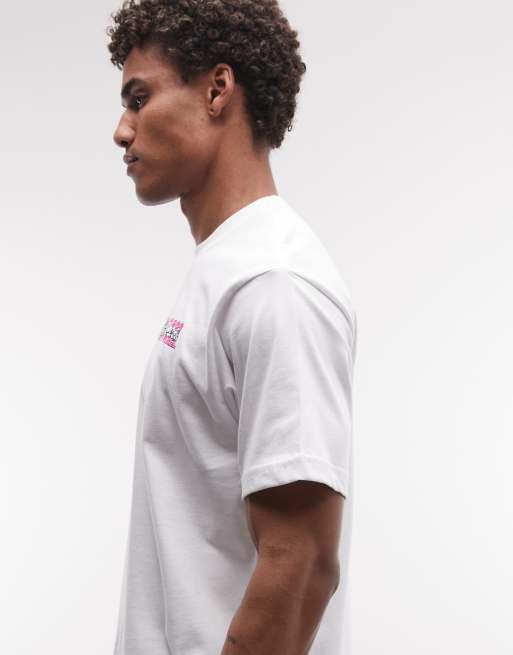 Vans Barb Plate oversized graphic t-shirt in white, 5 of 5