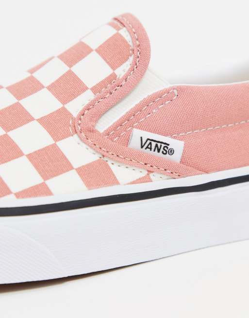 Vans a 2024 carreaux rose