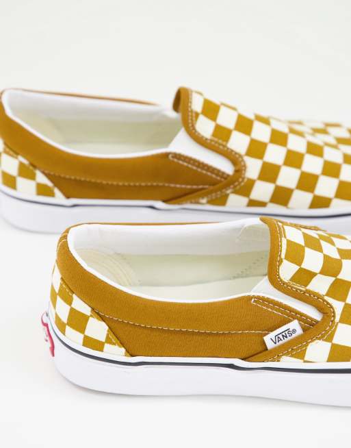 Vans damier cheap sans lacets