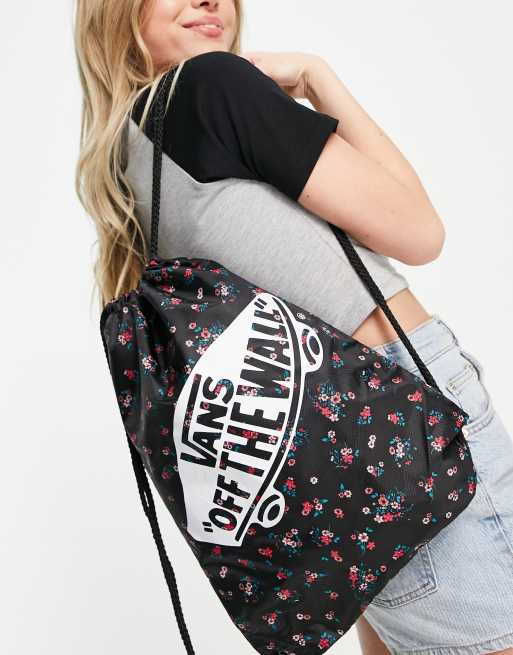 Vans - Benched - Borsa nera a fiori