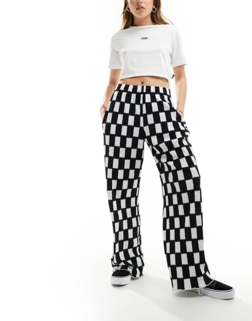 Vans best sale checkered trousers