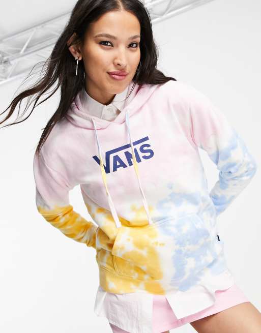 Vans BFF Sweat a capuche effet tie dye Rose