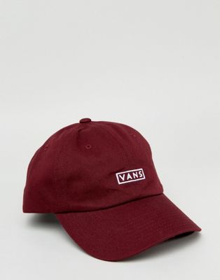 burgundy vans hat