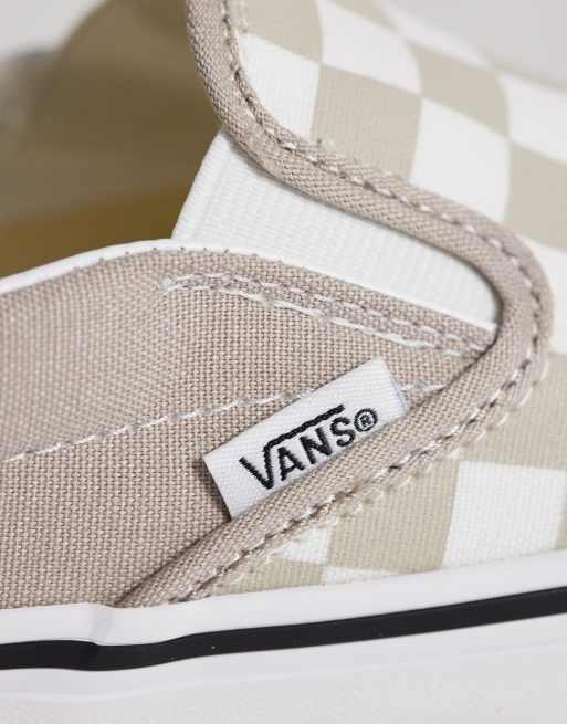 Vans – Blå och vita sneakers i loaferstil med schackrutigt mönster, 5 av 5