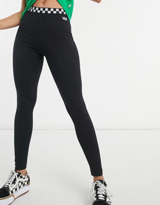 Vans Bladez checked leggings in black