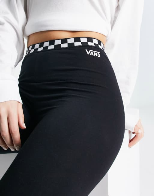 Vans Black Checkerboard Leggings