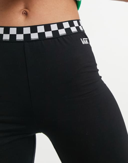 Vans – Bladez – Svarta, rutiga leggings, 3 av 4