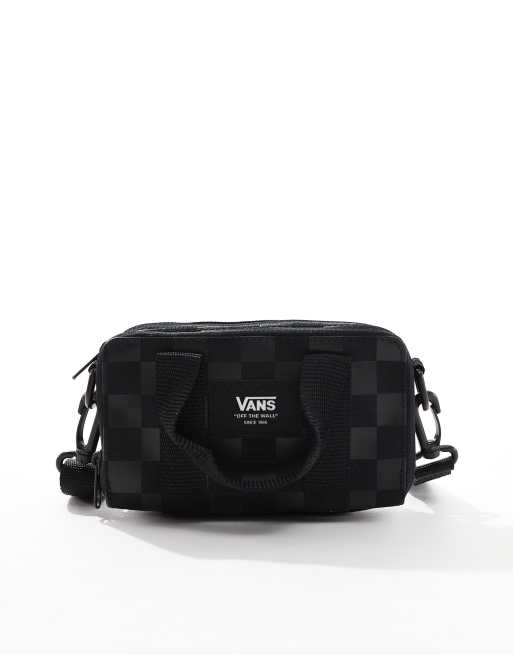 Vans block checkerboard wallet bag in black, 2 of 4