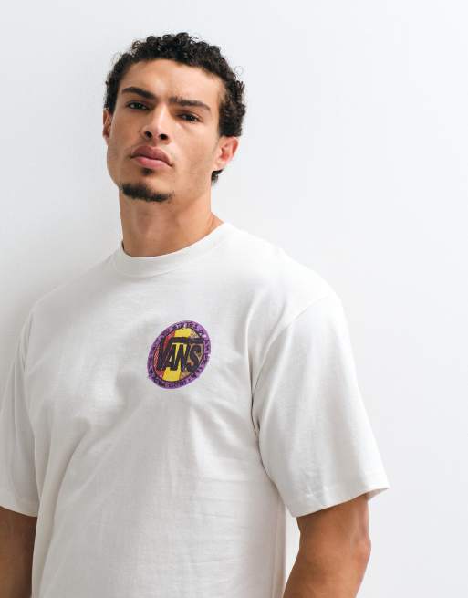 Vans Blotched Circle t-shirt med ryggtryck i vitt, 2 av 5