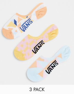 Vans Boho Geo canoodle 3-pack socks in multi