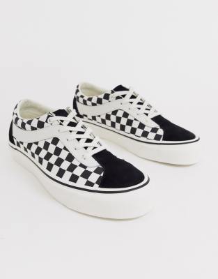vans bold sneakers in black