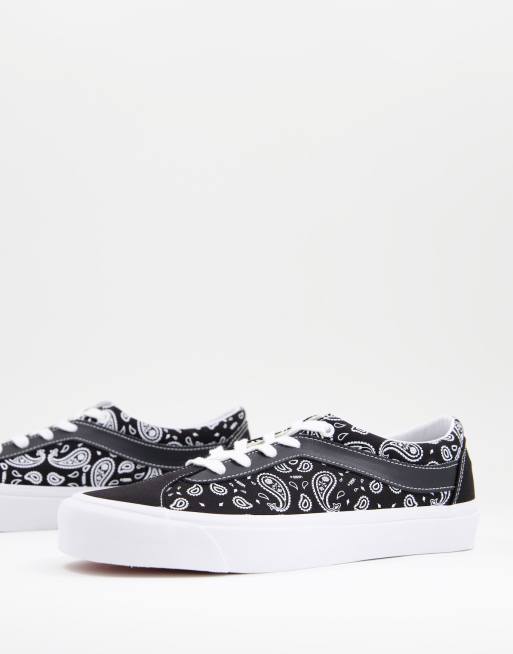 Vans - Bold NI - Sorte sneakers i paisley-design