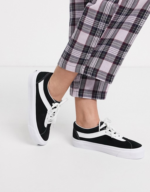Vans Bold NI trainers in black-white