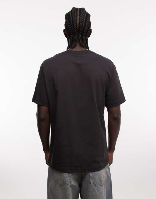 Vans - Bone Head - Sort oversized T-shirt med grafik, 3 af 5