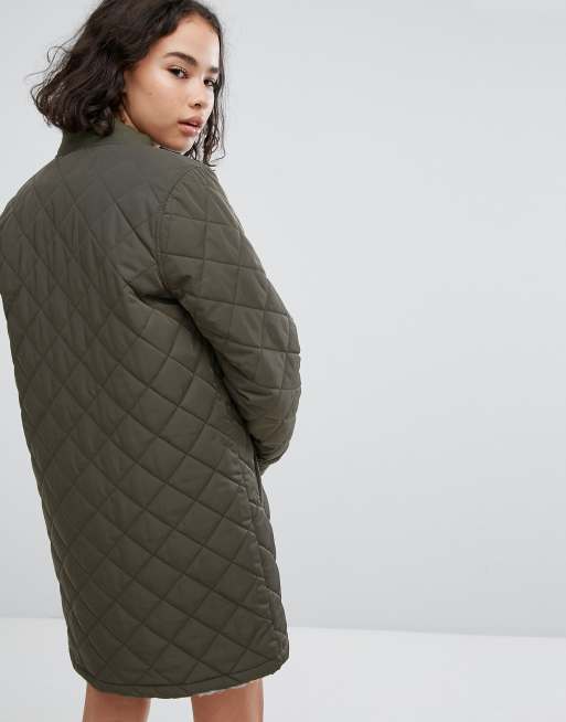 Vans boom cheap boom quilted coat