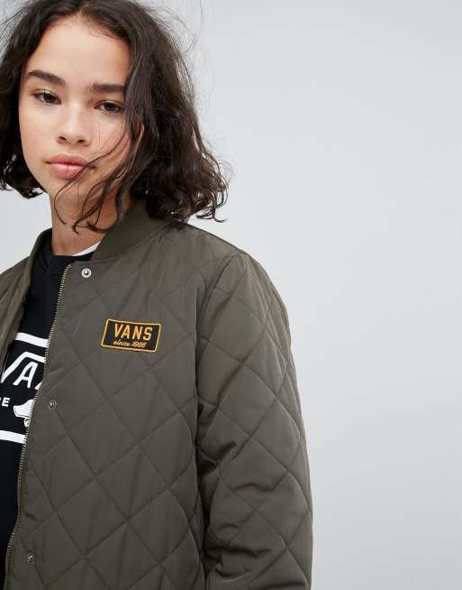 Vans boom hot sale boom quilted jacket