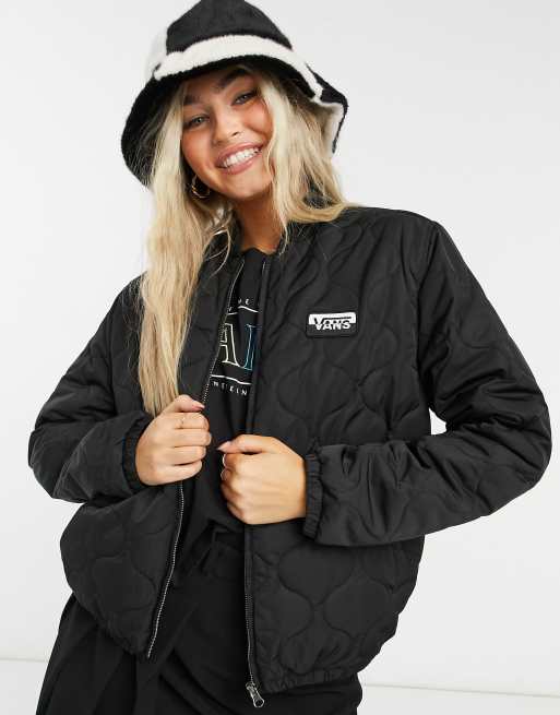 Vans Boom Boom VI bomber jacket in black