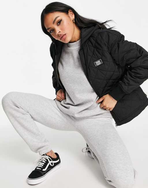 Vans - BoomBoom 66 - Felpa con cappuccio, colore nero