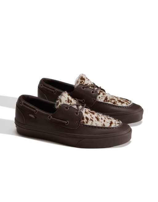 Vans Bootsschuh-Sneaker mit zwei Ösen in Mittelbraun, 2 von 4