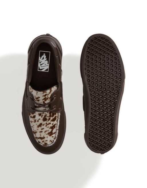 Vans Bootsschuh-Sneaker mit zwei Ösen in Mittelbraun, 4 von 4