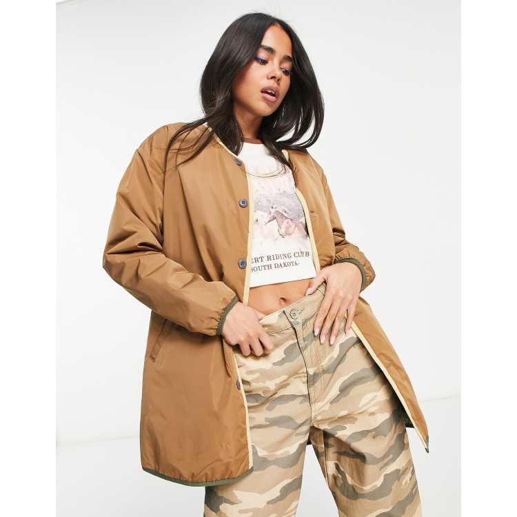 Vans jacket deals womens Brown