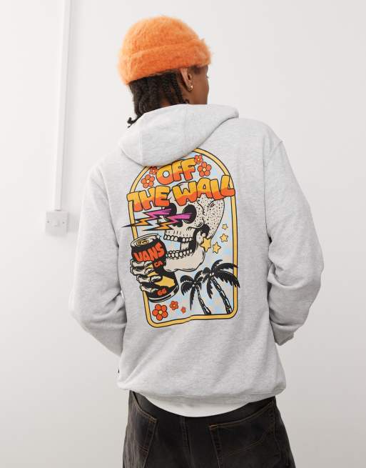 Vans - Bouya - Sweat à capuche coupe classique - Gris clair chiné