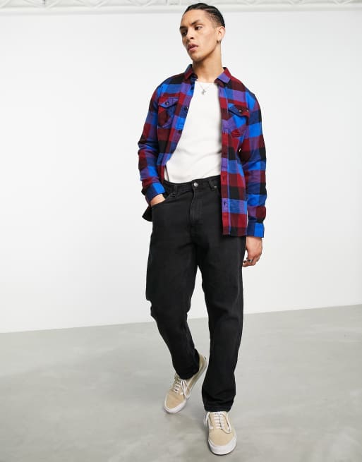 Flannel with sale checkered vans