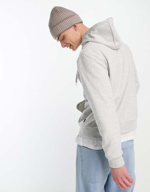 Grey box clearance logo hoodie