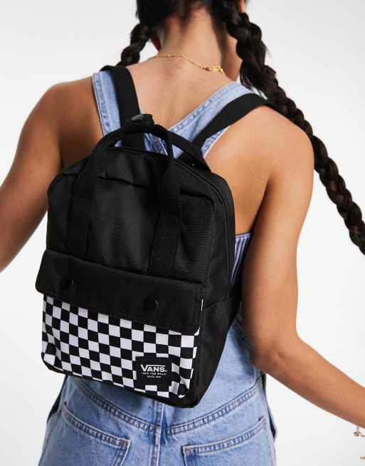 Vans, Bags, New Vans Clear White Mini Backpack Checkered