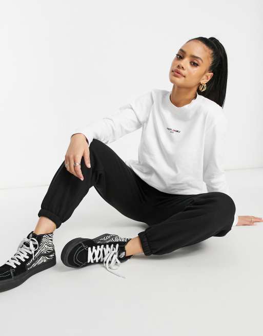 Vans long hot sale sleeve girls