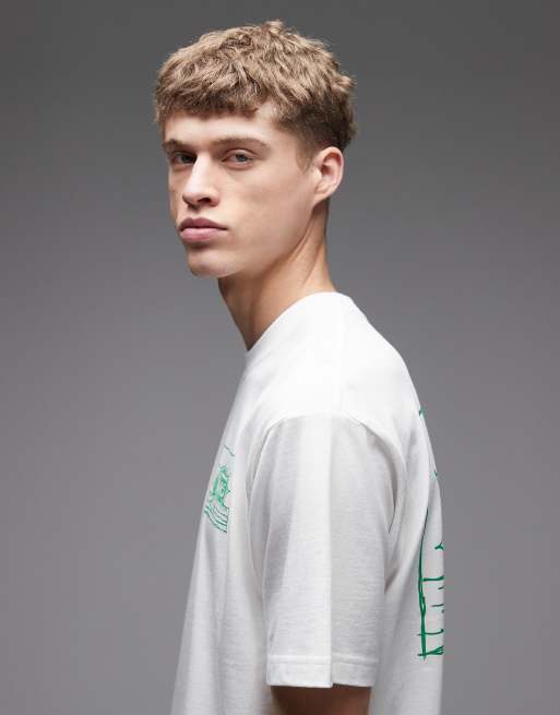 Vans Bright Day backprint t-shirt in white, 4 of 5