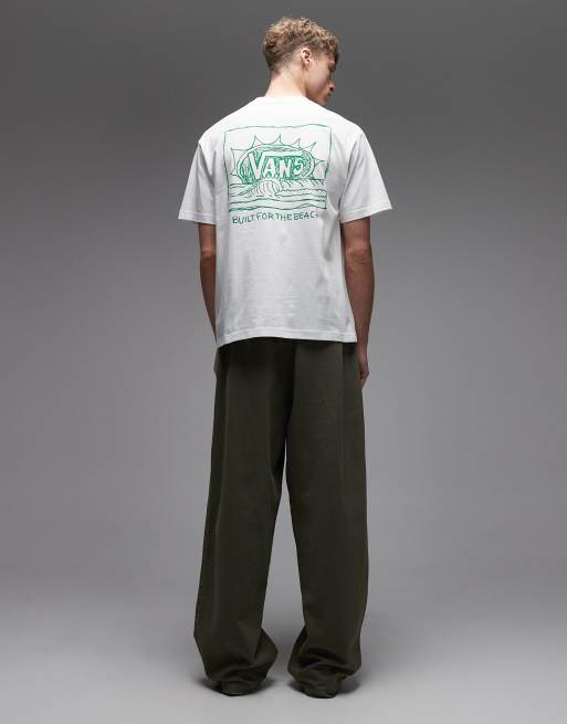 Vans – Bright Day – Vit t-shirt med tryck baktill, 2 av 5