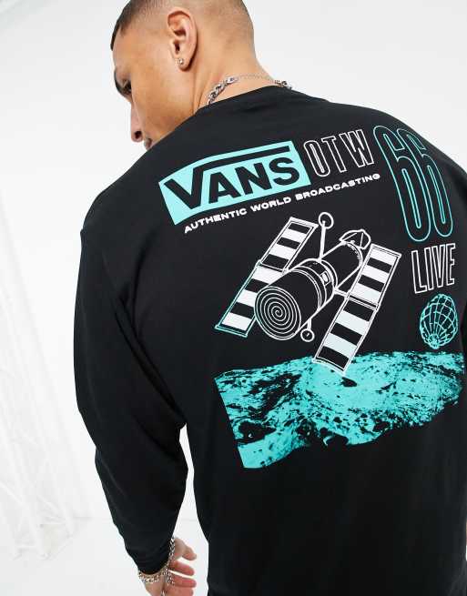 Vans – Broadcast 66 – Svart långärmad t-shirt