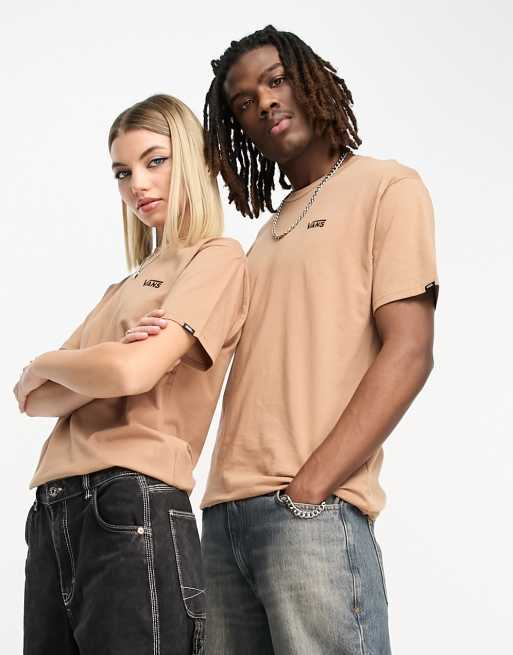 T shirt vans brun discount